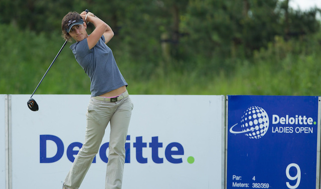Lucie André termine quatrième du Deloitte Ladies Open. Lucie André termine quatrième du Deloitte Ladies Open.