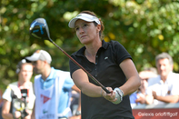 Gwladys Nocera lors du Lacoste Ladies Open de France 2014 (Alexis Orloff / ffgolf)
