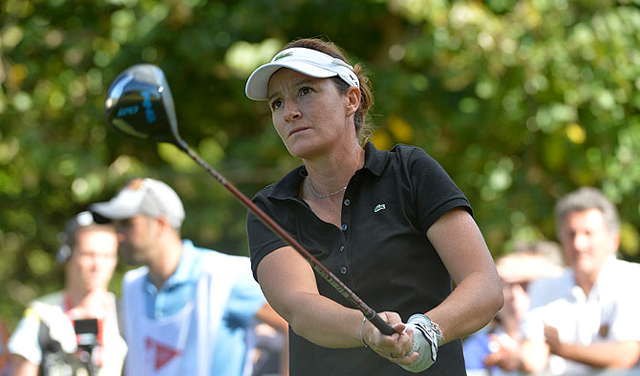 Gwladys Nocera lors du Lacoste Ladies Open de France 2014 (Alexis Orloff / ffgolf) Gwladys Nocera lors du Lacoste Ladies Open de France 2014 (Alexis Orloff / ffgolf)