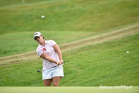 Valentine Derrey lors du Lacoste Ladies Open de France 2014 (Alexis Orloff / ffgolf)