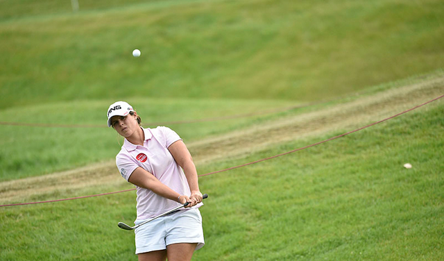 Valentine Derrey lors du Lacoste Ladies Open de France 2014 (Alexis Orloff / ffgolf) Valentine Derrey lors du Lacoste Ladies Open de France 2014 (Alexis Orloff / ffgolf)