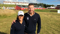 Céline Boutier et Edouard Bréchignac - Women's British Open 2015
