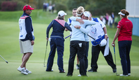 Nocera et Hull quatre balles vendredi Solheim Cup 2015 Nocera et Hull quatre balles vendredi Solheim Cup 2015