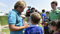 Dubuisson et les jeunes Alstom Open de France 2014