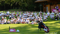 Evian championship les enfants des écoles et de l'Academy