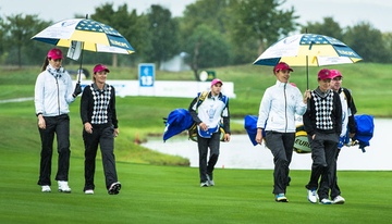 Icher et Nocera Solheim Cup 2015